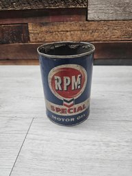 Vtg Rpm Oil Can A5