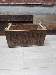 Antique Kester Soldering Advertising Crate A5