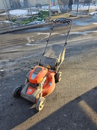 Very Nice Husqvarna Awd Lawnmower! Runs Great! BARN