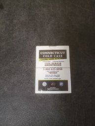 New Connecticut Cold Case Card Deck P1b