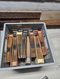 Grey Milk Crate Full Of 45s In Albums A5