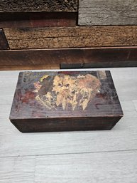 Antique Handmade Trinket Box A5