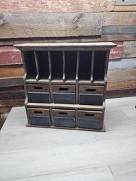 Vtg Cubby Storage Piece A1