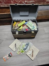Salt Water Tackle Box With Contents A1