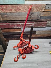 2 Come Along Hand Winches (parts Or Repair) A1