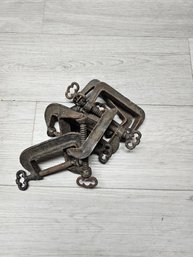 Lot Of Antique Clamps A1