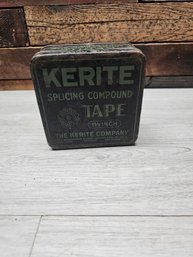 Vtg Kerite Advertising Tin A2
