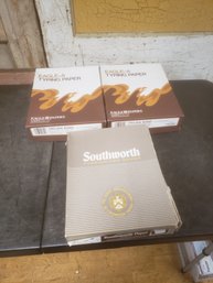 Typewriter Paper Lot D3