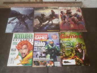 Video Game Magazine Lot And Xmen Comic Book D3