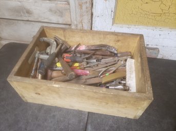 Wooden Box Tool Lot D3