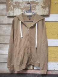 L Forever 21 Brown Hooded Jacket CR