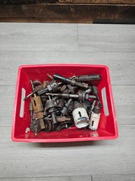 Large Lot Of Hole Saw Bits A2