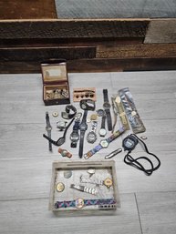 Watches And Cuff Links Lot A2