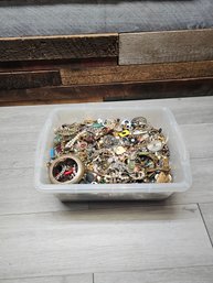 HUGE Lot Of Vtg Costume Jewlery A3