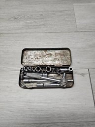 Vtg 1/4 In Speed Master Ratchet Set A3