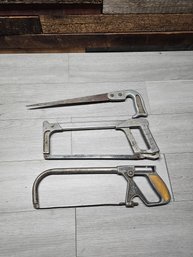 3 Vtg Saws A3