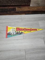 Vtg World Trade Center Banner A3