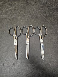 Lot Of 3 Clauss Scissors C2
