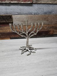 Tree Menorah Jewish Candle Holder A6