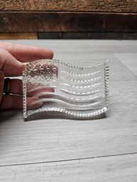 Waterford Crystal American Flag Paperweight A6