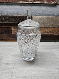 Cut Crystal Glass Urn A6