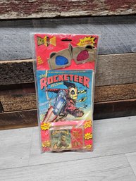 The Rocketeer 3-D Comic, Cassette & 3D Glasses, In Original Package, Unopened. A6