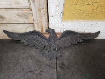 Vtg Metal Spread Eagle Wall Hanging B2