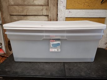 Sterilite 90qt Storage Tub Lot Of 2 A1