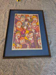 Signed Lithograph 1000 Clowns Numbered. A20