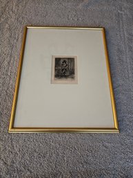 John Sloan (1871-1954), The Green Hour (or Angna Enters In The Green Hour), Etching, 1930, Signed B14