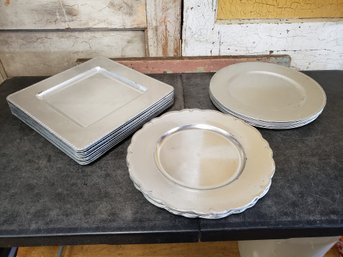 Silver Charger Plate Lot K1