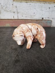 Vtg Sitka Clay Swirl Pottery Figurine K1