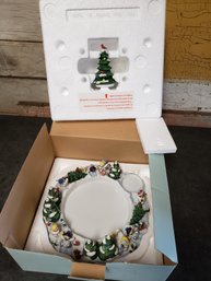 Party Lite Snowball 3-wick Holder K2