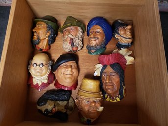 Vtg Bossons Heads Lot K2