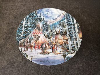 Vtg Native American Decorative Plate K2