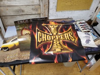West Coast Choppers Poster Lot Of 5 J2