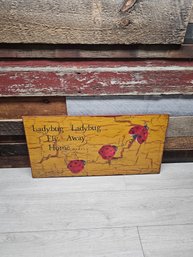 Ladybug Sign A1