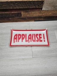 Vtg Decorative Applause Plate A1