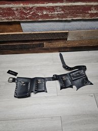 New With Tags Restyle Leather Belt With Accessory Holders A1