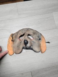 Vtg 1987 Dog Mask A1