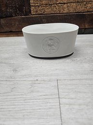 ARCADIA By KPM Berlin Porcelain 6 1/4' Open Tureen W/ Cupid And Arrow Cameo A1