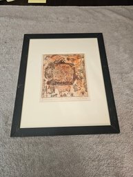 Framed Numbered And Signed Etching Titled Guidance And Fate 4/52 Anne Marie Pavlik  B39