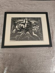 Framed Harry Louis Freund 'kill Or Be Killed'B70