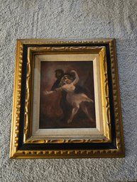 The Abduction. Oil On Composite Board, Signed Clyde Singer And Dated '53  10' X 8', Framed B83