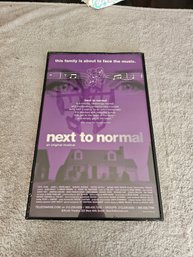 Framed Next To Normal Broadway Poster B87