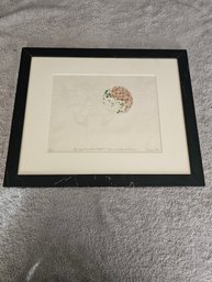 Signed And Numbered Etching? Signed C Kayser 4/40 Title One Year Flows Into The Other 2013 B90