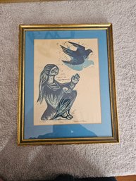 Numbered And Signed Barbara S. Beck. Artwork Title Shalom B97