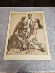 Signed Etching Titled Der Arzt (The Doctor) By The Austrian Artist Ivo Saliger (18941987) C3