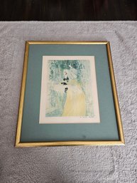TOULOUSE LAUTREC 'MAY BELFORT & CAT' LITHOGRAPH C6