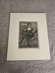 Lithograph. Signed, Margo Hoff Titled Green Hour  In Pencil C8